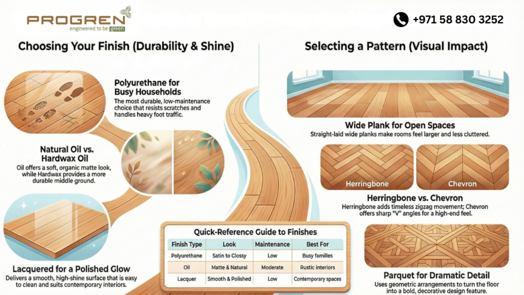 types of wood flooring finishes for homes